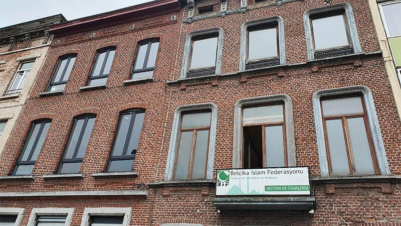 Charleroi Milli Görüş camii- Beaux-arts - Charleroi - Moskee in België